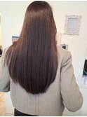 大人可愛いロングヘアカラー