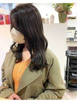 カミエ(kamie) ＊オリーブグレージュ 透明感 三宮美容室 神戸