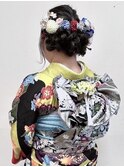 成人式/着付け/振袖/ヘアアレンジ
