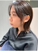 ラベンダーグレイジュ/切りっぱなしボブ/ベルボブ/結べるボブ