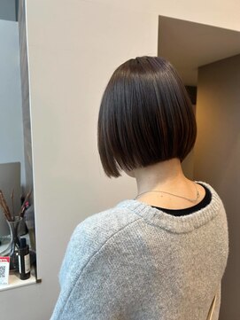 エスデザイン(es design) 酸性ストレート×ボブ