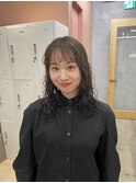 【能田 花音】くせ毛風パーマ
