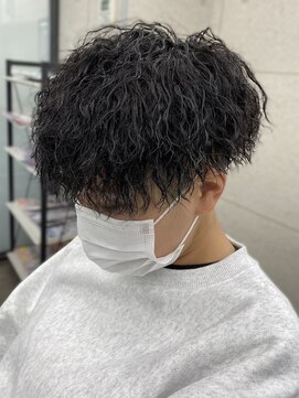 スターズ 柏(STARS) ツイストスパイラル マッシュ 爽やか ツーブロック アッシュ