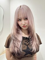 モニカ 栄店(MONIQA)&nbsp;顔まわりレイヤー×Whitepink×brown