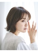 抜け感のある大人ボブ