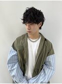 デザインカラー/レイヤーカット/ウェットヘア/オリーブベージュ
