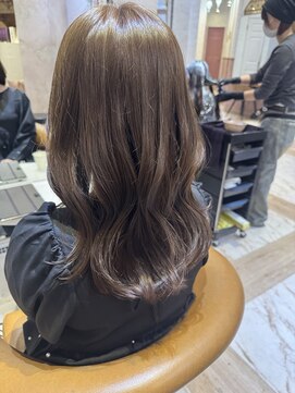 ロンドローズ 名古屋(Lond damaskRose) 顔周り ダブルカラー 名駅 ブリーチ 髪質改善 ボブ 韓国 877