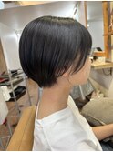 丸みショートボブ