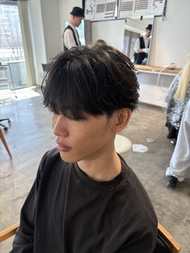 ザ オーダー(THE ORDER) シースルーマッシュ/センターパート/ダウンパーマ