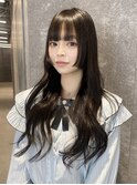 姫カットレイヤーロングミディアムハッシュカット20代30代#8