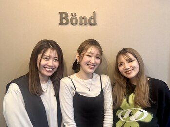 ボンド(Bond)の写真/女性スタイリストだからこそのお悩み解決◎柔らかな空間と親身な接客で癒しのサロンタイムを―