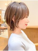 小顔ネオウルフカットショートウルフレイヤー20代30代40代50代