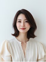 e.m.a プレミアムビューティーサロン 栄駅店(e.m.a PREMIUM BEAUTY SALON)&nbsp;ボブヘア/イメチェン/外ハネボブ/美髪/ワイドバング/髪型