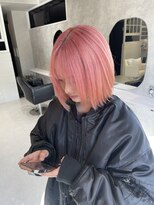 髪屋 紬&nbsp;【Chu】ハイトーン/ピンクカラー/ホワイトピンク/ブリーチ/韓国