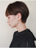 〈m27〉大人ショートハイライト髪質改善キッズカット前髪30代40