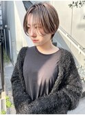 NUDE ハイトーンダブルカラーハンサムショート 大人ショートボブ