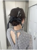 long  hair arrange