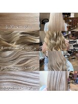 アマトウキョウ アユンチェ(AMA TOKYO×AYUNCHE)&nbsp;ベージュ　ブロンド　まとめ