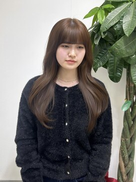 アイズ 横浜(IS) 【nanami指名】オリーブベージュ/レイヤーカット