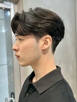 センターパート曲がる縮毛矯正