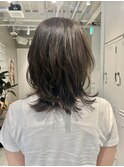 天神大名ウルフカットウルフレイヤーくびれヘア今泉