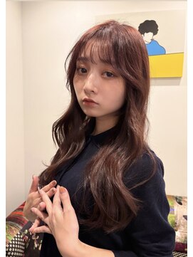 ヘアーアンドファッションシオミエイチ (hair＆fashion shiomi H) 艶感たっぷりピンクブラウン♪