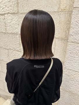 ハピネス 河原町店(Happiness) ボブ　切りっぱなし　京都美容室　進詩織