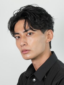 エリマ 横浜西口(elima) 横浜西口センターパートニュアンスパーマフェザーショート緩め