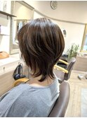 30代40代◎秋のくびれショートウルフ×艶髪