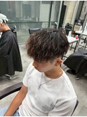 ツイスパパーマ/メンズ/刈り上げ/眉毛/ツイスト