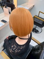 アリープパロット(ALEAP parrot) ショート/ボブ/オレンジカラー【ALEAP parrot/大西】