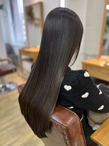 ナチュラル 仙台駅前店(Natural)&nbsp;艶感たっぷりストレートなロングスタイル