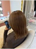柔光ベージュストレート