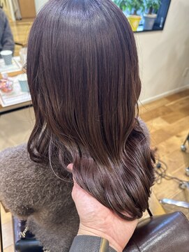 テラスヘア 三条(TERRACEhair) 冬に人気*ピンクブラウンカラーで柔らかく上品なツヤ髪