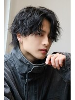 ルーシー 川越(LUCEY)&nbsp;センターパートフェザーパーマシャドウパーマメンズパーマ