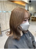 大人気　ミルクティベージュ