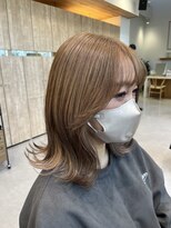 ヘアーアンドスパ メル(hair&spa m.e.l by origami)&nbsp;大人気　ミルクティベージュ
