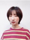 前髪あり大人ショートボブ20代30代40代表参道