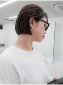 耳掛けミニマムボブ
