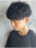 シャドウパーマメンズパーマ韓国メンズマッシュ高崎眉毛群馬