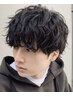 (男性限定)束感パーマ+カット+マイクロバブル+シナジーTR14000→¥13000