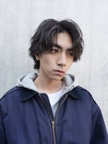 バイフィフス 原宿/表参道(by fifth)&nbsp;センターパートシャドウパーマルーズパーマスパイラルパーマ