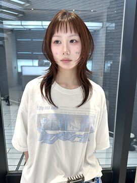 キーン 吉祥寺店(keen) 【saya】hush cut × orange brown /吉祥寺