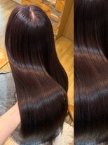 アロマ ヘアー ルーム 新宿3号店(AROMA hair room)&nbsp;髪質改善縮毛矯正×チョコレートカラー^_^【新宿】