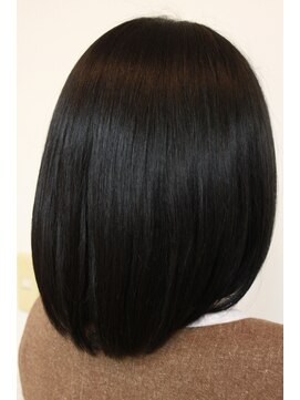 ロワール 亀戸(Roworl) **暗髪大人ブルーアッシュとろみフェアリーボブ**★彡亀戸