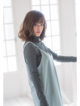 美容室 シープ 小岩店(Seep) 切りぱなしエアリーウェービィーセミディ【小岩】