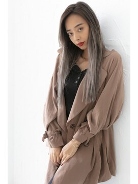 アジールヘア 北千住駅西口店(agir hair) エクステ＆シルバーグレー【北千住】ハイライト北千住