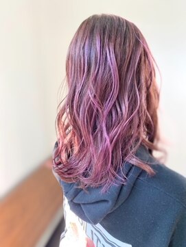 ノチ(Noci) 【志治幸佳】ダブルカラー♪ピンクパープル