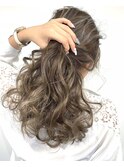 スモーキーグレージュグラデーションスタイル☆
