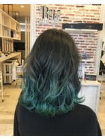 クレン 真嘉比店(Cre'ne)&nbsp;グラデーション＋グリーン